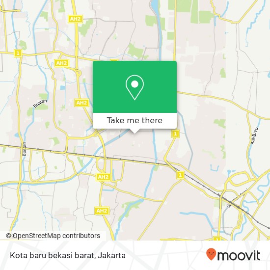 Kota baru bekasi barat map