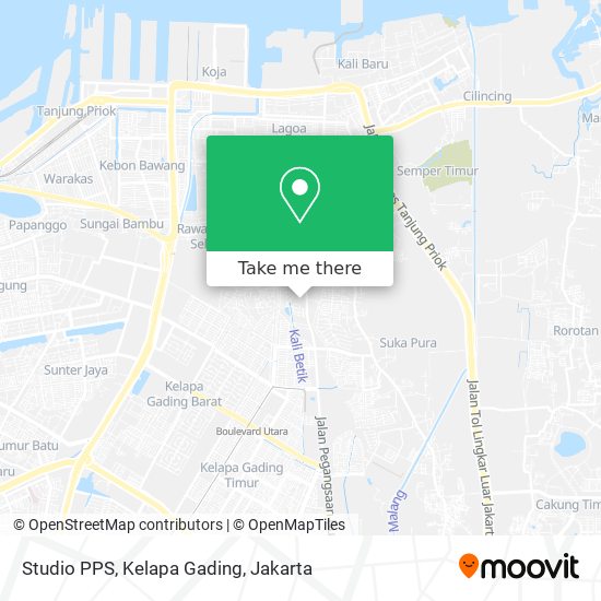 Studio PPS, Kelapa Gading map