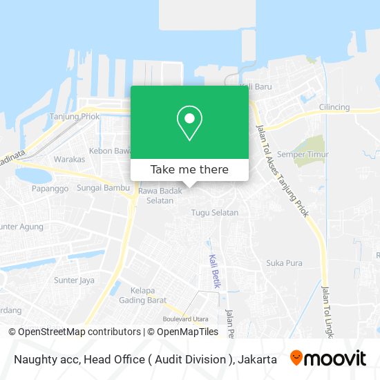 Naughty acc, Head Office ( Audit Division ) map