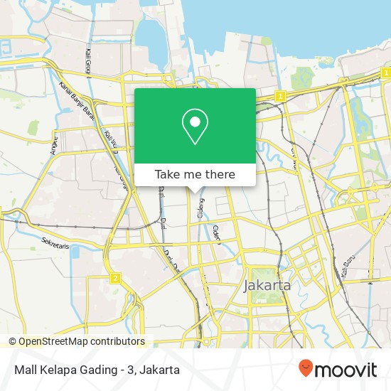 Mall Kelapa Gading - 3 map