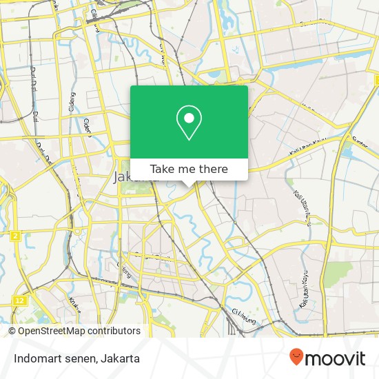 Indomart senen map