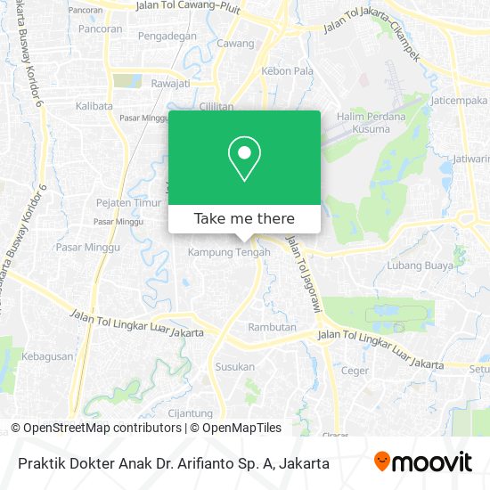 Praktik Dokter Anak Dr. Arifianto Sp. A map