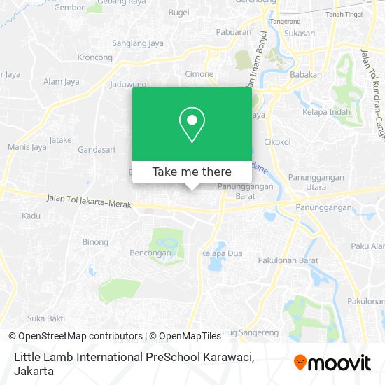 Little Lamb International PreSchool Karawaci map