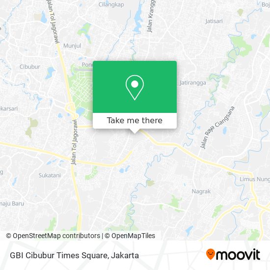 GBI Cibubur Times Square map