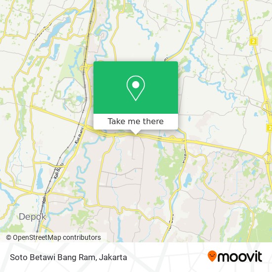 Soto Betawi Bang Ram map