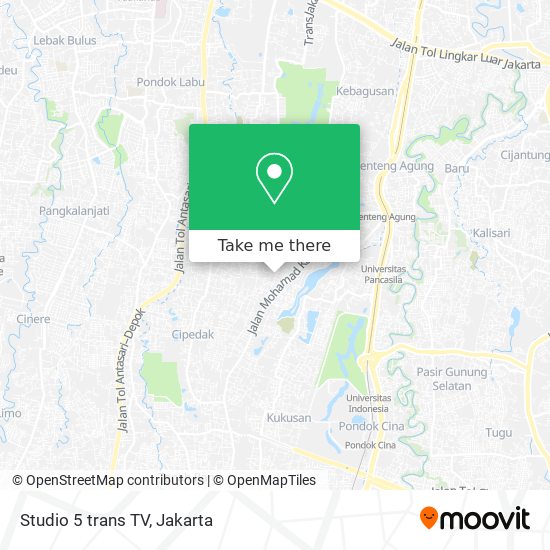 Studio 5 trans TV map