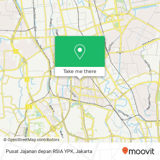 Pusat Jajanan depan RSIA YPK map