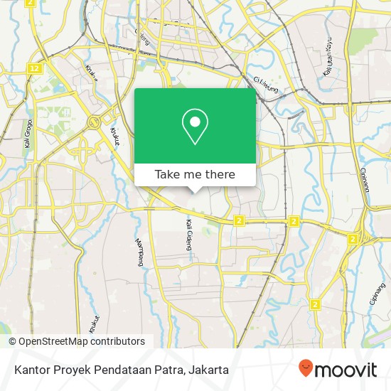 Kantor Proyek Pendataan Patra map