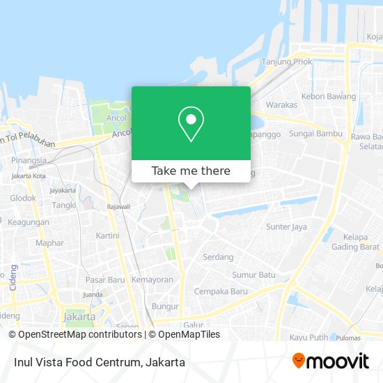 Inul Vista Food Centrum map