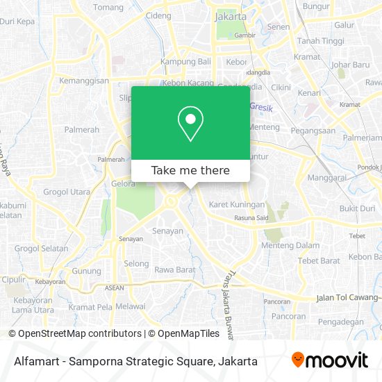 Alfamart - Samporna Strategic Square map