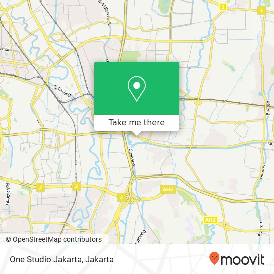 One Studio Jakarta map