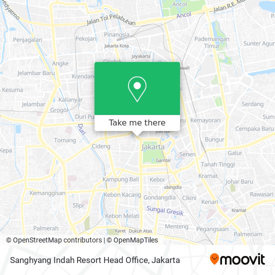 Sanghyang Indah Resort Head Office map