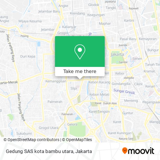 Gedung SAS kota bambu utara map