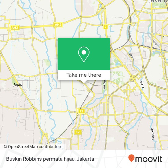 Buskin Robbins permata hijau map