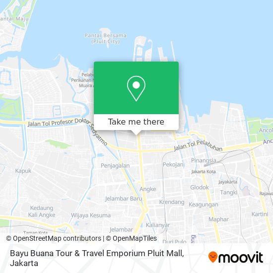 Bayu Buana Tour & Travel Emporium Pluit Mall map