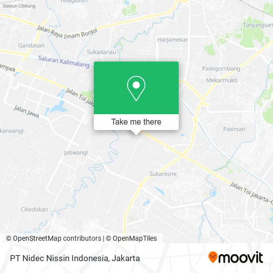 PT Nidec Nissin Indonesia map