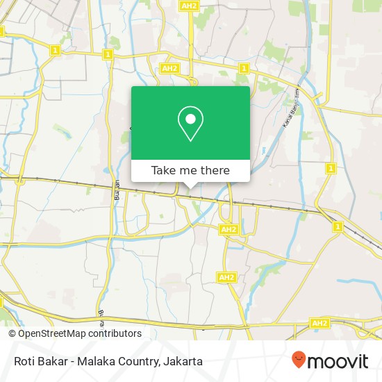 Roti Bakar - Malaka Country map