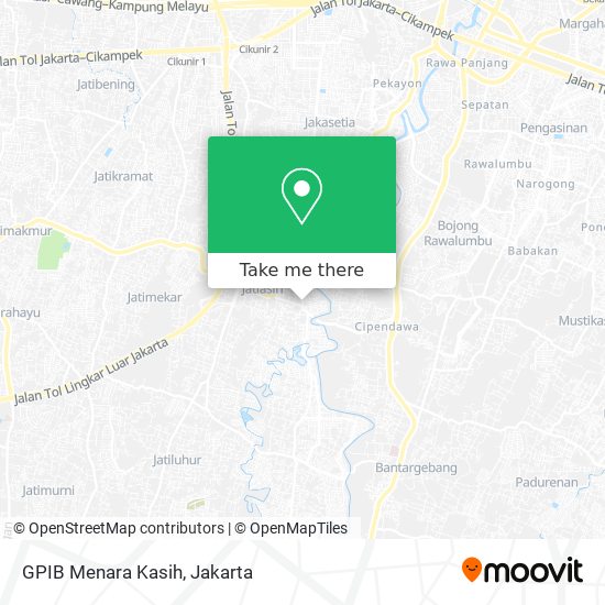 GPIB Menara Kasih map