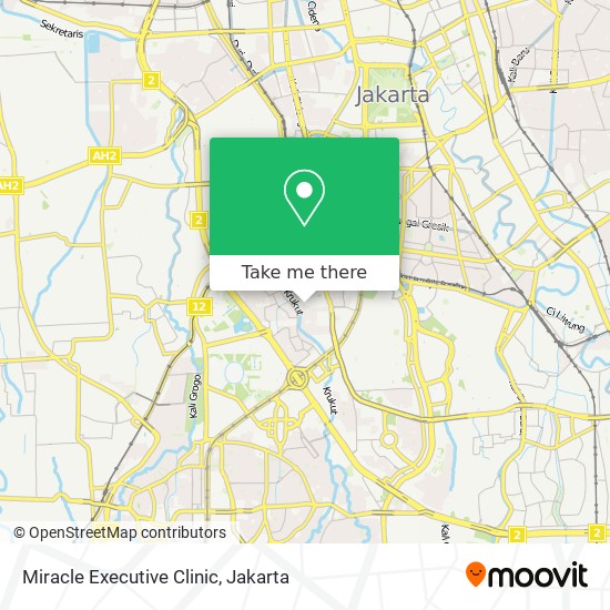 Miracle Executive Clinic map