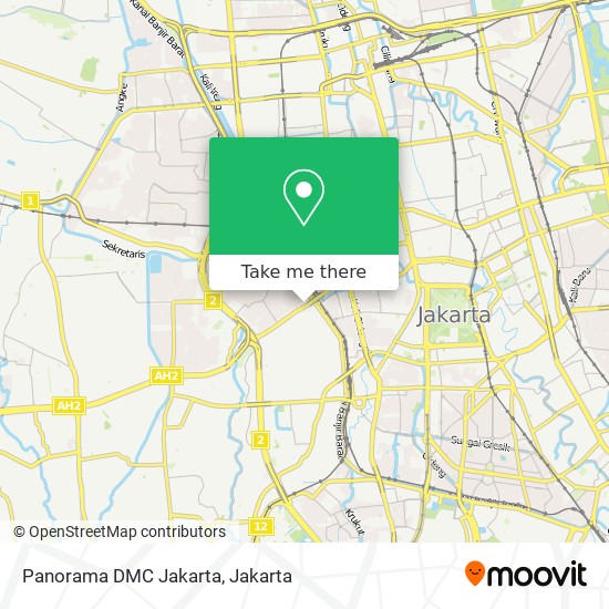 Panorama DMC Jakarta map