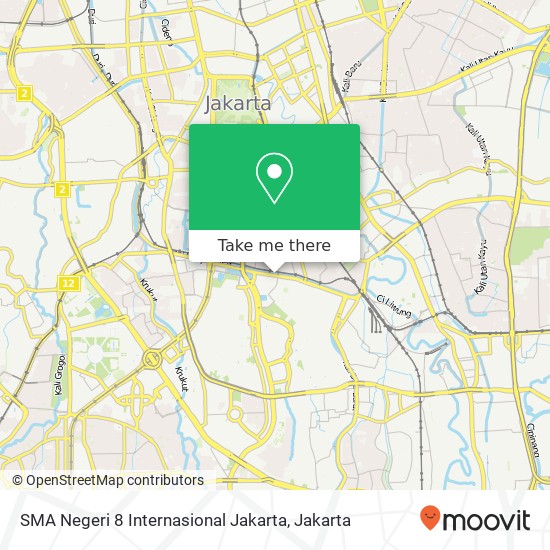 SMA Negeri 8 Internasional Jakarta map