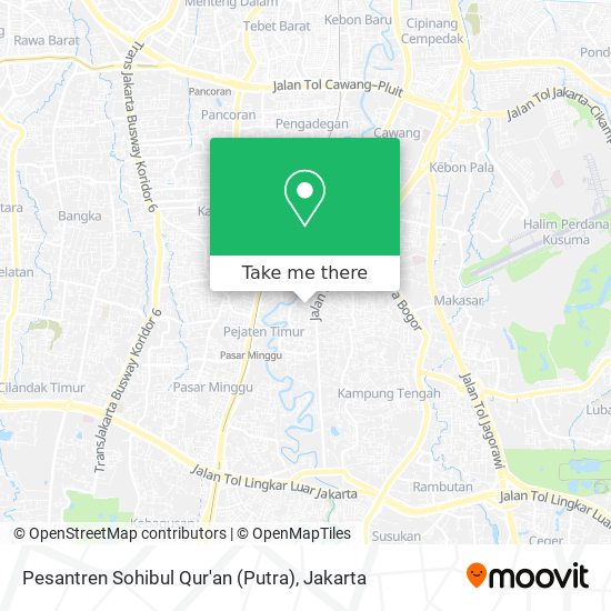 Pesantren Sohibul Qur'an (Putra) map