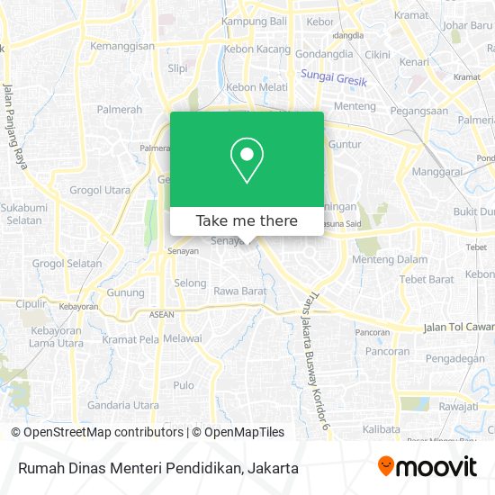 Rumah Dinas Menteri Pendidikan map