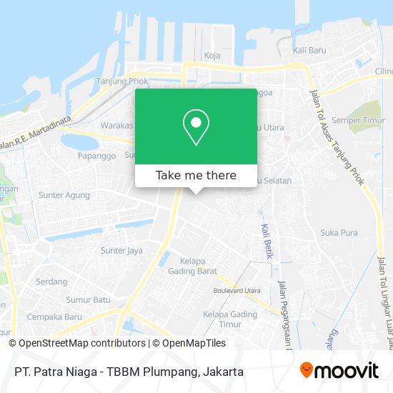 PT. Patra Niaga - TBBM Plumpang map