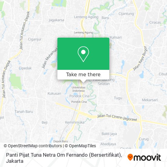 Panti Pijat Tuna Netra Om Fernando (Bersertifikat) map