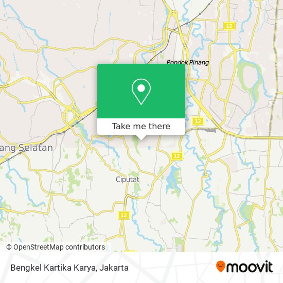 Bengkel Kartika Karya map