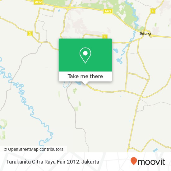 Tarakanita Citra Raya Fair 2012 map