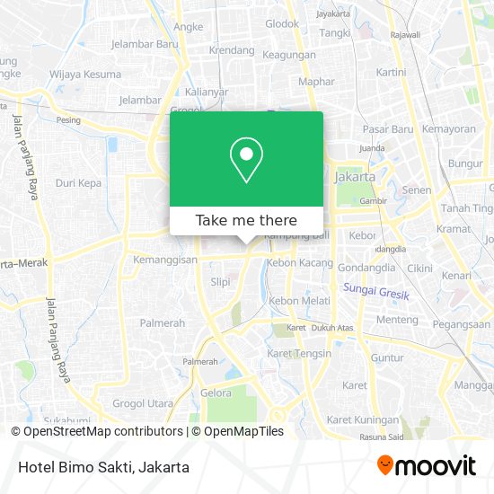 Hotel Bimo Sakti map