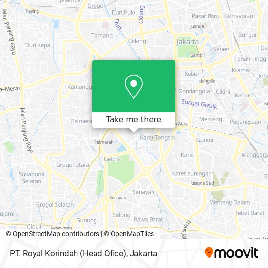 PT. Royal Korindah (Head Ofice) map