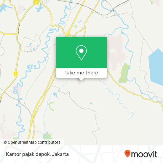 Kantor pajak depok map