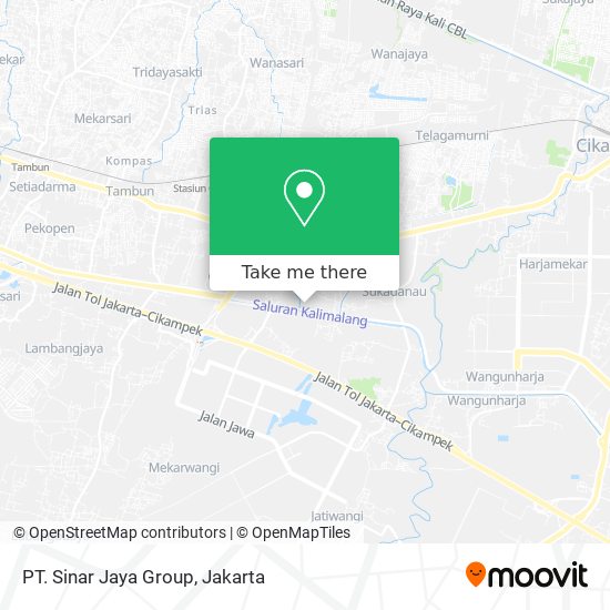 PT. Sinar Jaya Group map