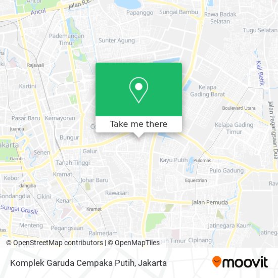 Komplek Garuda Cempaka Putih map