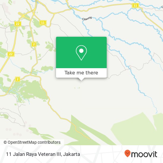 11 Jalan Raya Veteran III map