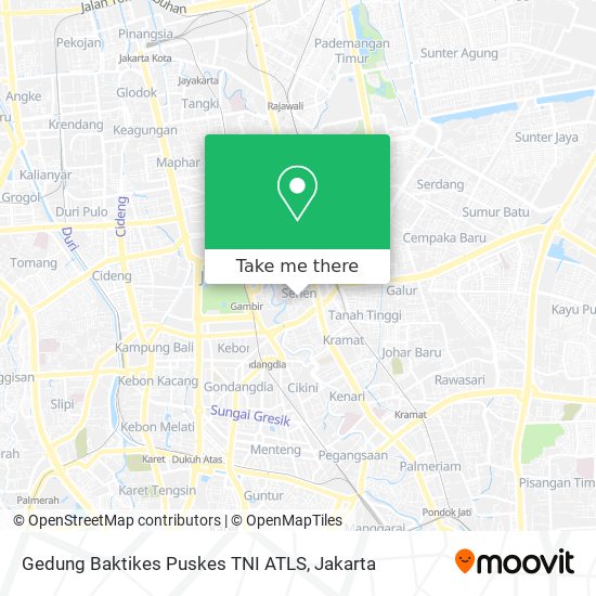 Gedung Baktikes Puskes TNI ATLS map