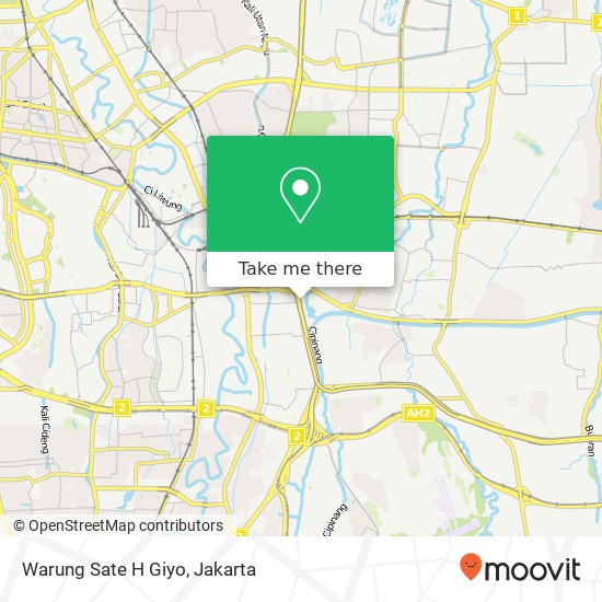 Warung Sate H Giyo map