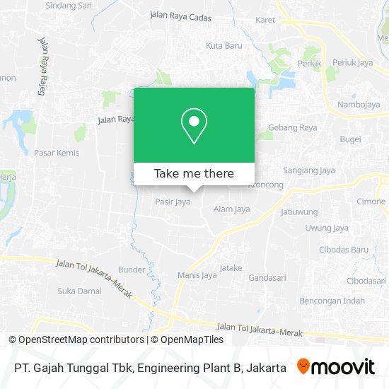PT. Gajah Tunggal Tbk, Engineering Plant B map