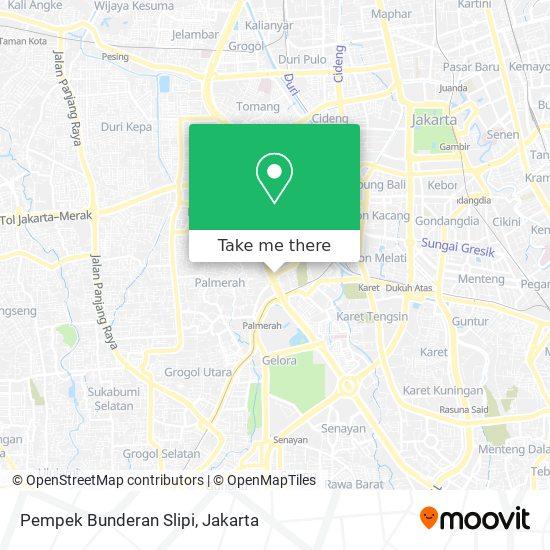 Pempek Bunderan Slipi map