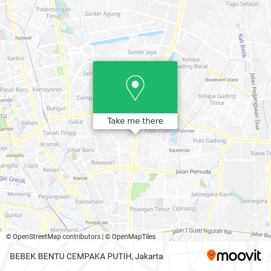 BEBEK BENTU CEMPAKA PUTIH map