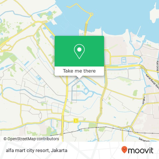 alfa mart city resort map