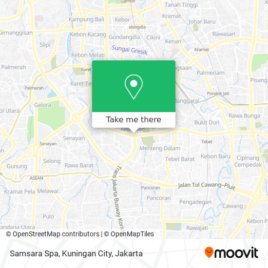 Samsara Spa, Kuningan City map