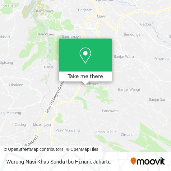 Warung Nasi Khas Sunda Ibu Hj.nani map