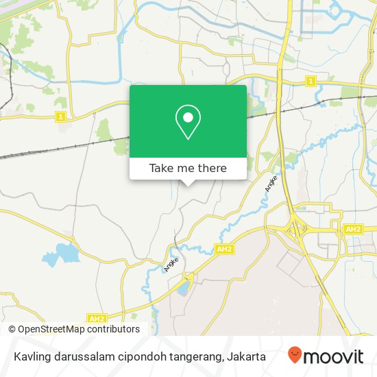 Kavling darussalam cipondoh tangerang map