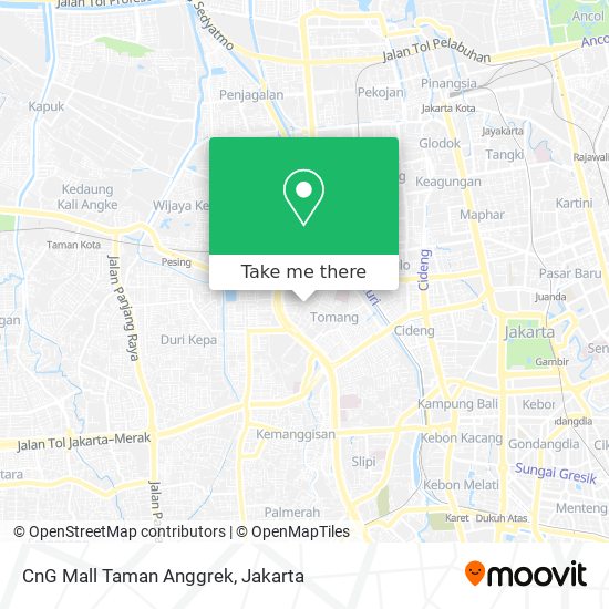 CnG Mall Taman Anggrek map