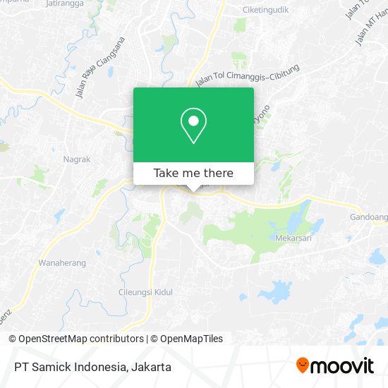 PT Samick Indonesia map