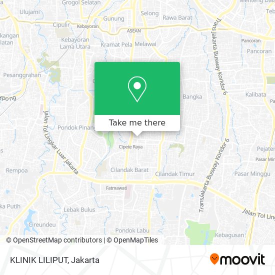 KLINIK LILIPUT map