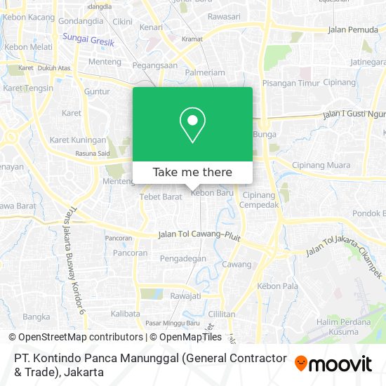 PT. Kontindo Panca Manunggal (General Contractor & Trade) map